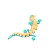 Popular Transfronterizo Impreso en 3D Lagarto Gecko Una Pieza Articulación Móvil Juguete para Gatos Niños Animal Pequeño Artificial Lote