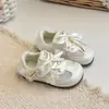 Tênis Esportivo Feminino com Renda 2026 Primavera/Outono Novo Estilo Ballet Malha Respirável Versátil Princesa Sapatos da Moda