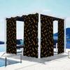 Cortina Ventana Pantalla Impermeable Exterior Comercio Exterior Transfronterizo Pabellón Moderno Amazon Transfronterizo Toldo Protector Solar Serie Bosque