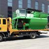 Máquina pulverizadora de suelo Juren, dispositivo agitador, dispositivo pulverizador, sembradora de césped, equipo pequeño