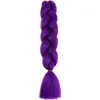 Trenzas Grandes de Fibra Sintética de Comercio Exterior, Trenzas de Colores, Peluca, Cabello para Trenzas Jumbo, Rastas Africanas, Cabello para Crochet