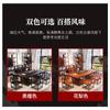 Mesa de Chá de Madeira Maciça Grande Ébano Mesa de Café Kung Fu Simples Moderna Mesa de Chá Zen Chinesa Nova Conjunto de Mesa e Cadeiras