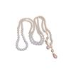 Colar Multicamadas Pérola Gota Longa Design Retrô Francês Corrente Clavícula Moda Nicho Temperamento Joias Atacado
