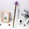 Cetro de pedra original de cristal natural transfronteiriço varinha mágica de cristal varinha de fada de Halloween ornamentos de artesanato para casa atacado