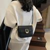 Bolso bandolera de nicho de alta gama para combinar con todo, para mujer, nuevo estilo 2025, bolso cuadrado pequeño de hombro sencillo, bolso sencillo de axila
