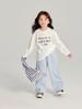 Pantalones Infantiles Momo 2025 Primavera Nuevos Pantalones para Niñas Casual Infantil Cintura Elástica Color Sólido Pantalones de Chándal Diseño de Tobillo Ajustado