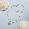 Joyería Transfronteriza Europea y Americana Estilo Océano Metal Estrella de Mar Concha Set de Collar Diseño Collar de Concha Joyería para Mujer