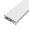 Riel Plano de 4 cm de Ancho y 2.0 mm de Espesor de Aleación de Aluminio para Persianas Enrollables, Accesorios de Cortina, Riel de Cortina Eléctrica