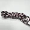 En Stock Cuerda de Poliéster de Color de 5 mm Hilo Retorcido Patrón de Araña Cuerda Redonda para Cordones de Sudadera, Ropa y Pantalones Cuerda Redonda con Patrón de Cordón