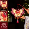 Lanternas do Festival do Meio Outono 2026 Novas Lanternas de Coelho Luminous de Mão para Decoração de Artesanato DIY Infantil