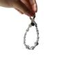 Cadena para Teléfono Móvil Cordón Corto Pulsera de Alta Gama con Forma de Perla Cadena de Mano con Cuentas de Cristal Colgante con Cuentas Pulsera para Bolso