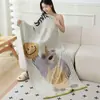 Toalla de Baño Grande de Algodón Puro Clase a Madre y Bebé Toalla de Baño de Gasa de Algodón Puro Toalla de Baño Bordada con Dibujos Animados Súper Suave Lavable a Máquina