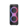 Exportador Fabricante Caixa de Som Bluetooth Plástico Duplo 8 polegadas Volume Dança Quadrada Luz LED Caixa de Som com Carrinho