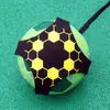 Cinturón Auxiliar de Entrenamiento Deportivo de Fútbol para Niños Entrenador de Fútbol de Práctica para Niños Controlador de Voleibol Bolsa de Pelota Elástica para Colgar