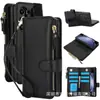 Adecuado para Samsung Z Fold8Ultra Cartera de Pulsera Portatarjetas Funda Protectora de Cuero para Teléfono Móvil Pantalla Plegable Anticaídas 7/ 40% de descuento