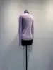 Camiseta de manga larga de mezcla de seda y acetato de lujo ligero, ligera y fresca, corte ajustado, top básico versátil para capas