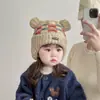 Estilo Coreano Otoño e Invierno Elegante Sombrero Lei Feng con Protección para Orejas de Bebé Sombrero de Bebé Cálido Espeso Cortavientos Unisex para Niños Gorro Pulóver