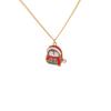 Collar con diseño creativo de alce, muñeco de nieve y campana, con dibujos animados de Europa y América, ideal como regalo para mujer.