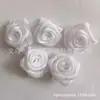Rosa de Cinta de Poliéster de unos 2 cm Brotes Flores para Joyería Flores Hechas a Mano Accesorios para Ropa Accesorios para Juguetes