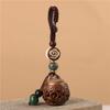Bolsita Sándalo Verde Antiguo para Hombre Bolsita Bola Cadena para Teléfono Móvil Cordón Aromaterapia Colgante Q Se Puede Abrir Colgante para Teléfono Móvil