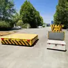 Carrinho de posicionamento automático AGV de 120 T, resistente a altas temperaturas, carro plano elétrico não tripulado, caminhão de transporte de oficina