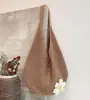 Bolsa de Mão Casual de Grande Capacidade para o Verão, Bolsa de Ombro, Bolsa de Praia Trançada de Palha, Bolsa Transversal Trançada Vazada para Mulheres