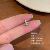 Arete Hélice Oreja Zirconia Cuatro Colores Brillantes Acero de Titanio Serpiente Enrollada Dulce Fresco Saturno Arete Cartílago Nuevo Estilo