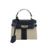 Bolsa Tejida de Paja para Comercio Transfronterizo para Mujer, Bolsa Caja, Bolso de Mano Estilo Europeo y Americano, Bolso de Noche, Bolso de Hombro, Bolso Cruzado, Bolso Trapezoidal, Bolsa para Vestido