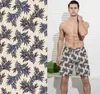 Pantalones de Playa Multicolor para Hombre Talla Grande Secado Rápido Sueltos Finos de Cinco Puntos Pantalones Cortos para Hombre Deportivos Casuales Estampado Digital