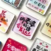Ímãs de geladeira personalizados em acrílico com palavras inspiradoras e bênçãos, ímãs de quadro de mensagens criativos e curativos