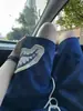 Shorts Azules Marino con Parche de Boca de Tiburón para Hombre, Verano, Holgados, Transpirables, Rectos, Pantalones Deportivos Casuales