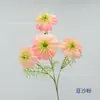 Flores Artificiales de Seda para Bodas, Decoraciones de Salón de Bodas, Flores Falsas Más Vendidas Transfronterizas, Clematis de Estilo Europeo de un Solo Tallo para Decoración del Hogar