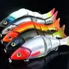 Señuelo de Pesca Duro tipo Minnow de Hundimiento Lento de 4 Secciones para Pesca en el Mar, Lubina de Agua Dulce y Pesca con Señuelo Topmouth