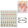 Pegatinas Creativas de Dibujos Animados Pegatinas 5D de Goma Suave Pegatinas DIY Pegatinas para Agendas Escolares de Niños Pegatinas Decorativas Lindas con Adhesivo Posterior