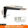 Gabinete de TV Flutuante de Parede Gabinete de Banheiro Suporte de Suporte Fixo Suporte Triangular Espessado L de Serviço Pesado