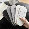 Meias Finas de Verão com Mesh Baixo e Invisível para Mulheres, Meias Sociais de Algodão Puro Estilo Japonês com Laço para Senhoras, Meias Curtas