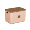 Caja de almacenamiento de escritorio para el hogar, sala de estar, con tapa, gran capacidad, caja de almacenamiento de juguetes, plástico engrosado, a prueba de polvo, caja de almacenamiento de ropa