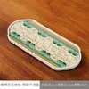 Juego de Té Kung Fu de Jadeíta con Exquisita Tetera Cerámica Floral, Tazas de Té y Bandeja de Té para Uso Doméstico y Recepción de Invitados