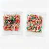 Rodajas de Arcilla Suave Navideña, Accesorios de Relleno Hechos a Mano para Slime, Caramelos, Copos de Nieve, Bastones de Caramelo, Hombrecitos de Jengibre, Materiales Mixtos Creativos