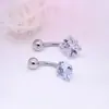 Venta Directa de Fábrica Transfronterizo Acero Inoxidable Moda Coreana Corazón Estrella de Cinco Puntas y Otros Zirconia Joyería para Piercing de Ombligo
