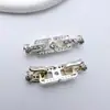 Fecho de Zircônio Banhado a Ouro Conector de Fecho para Colar de Pérolas Pulseira Fecho Conector Universal Acessórios DIY