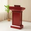 Podio de Madera Maciza, Plataforma para Discursos, Podio para Presentador, Mesa de Bienvenida y Consulta, Escritorio de Guía de Compras, Mesa de Juramento, Podio para Salón de Conferencias