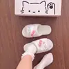 Chinelos Casuais de Casa Desenho Animado Fofo Hamuding Feminino Quatro Estações Novo Versátil Antiderrapante Externo de Algodão e Linho Chinelos Venda por Atacado