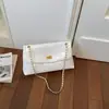 Bolso de Hombro de Cadena de Gama Alta para Mujer, Bolso de Hombro Acolchado de Moda y Versátil, Bolso de Mano y Bolso Cruzado Sencillo de Nicho para el Trabajo