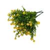 Flor artificial de eucalipto, camelia, 7 tenedores, eucalipto, camelia, ramo de plástico, flor artificial, decoración del hogar, planta verde
