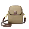 Bolso de Piel de Vaca de Primera Capa para Mujer Bolso para Teléfono Móvil Bolso Cruzado de Cuero Genuino para Mujer 2023 Nuevo Moda Multicompartimento Bolso Pequeño de Hombro Único Moderno