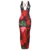 Vestido ajustado con espalda descubierta y tirantes de encaje para mujer, nuevo modelo de primavera y verano