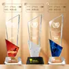 Trofeo de Cristal Año del Caballo Hecho a Medida Creativo de Alta Gama Reunión Anual de Empresa Competencia de Empleados Premiación Lata de Plata Otro Otro