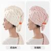 7A Gorro Antibacterial de Vellón Coral Burbuja para Secar el Cabello Extra Grueso Gorro de Ducha 2025 Nuevo Dormitorio Universitario Hogar Suave