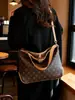 Bolsa Tote de Braço de Luxo Leve para Presbiopia Feminina 2025 Nova Bolsa de Ombro Transversal Estampada Retro para o Trabalho
